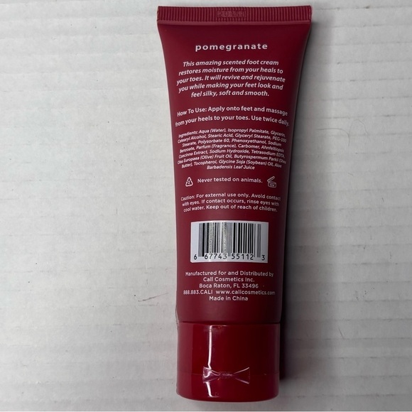 BARONESSA CALI Pomegranate Foot Cream - Picture 2 of 3